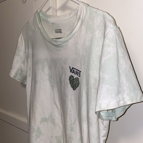 Vans Medium Bleach Dye Stuck On You Crew T-Shirt - Picture 12 of 12